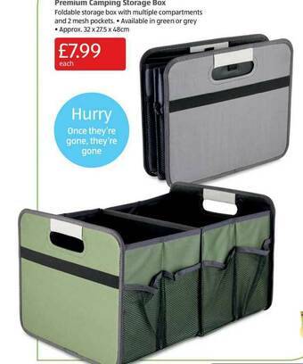 Aldi Premium Camping Storage Box offer