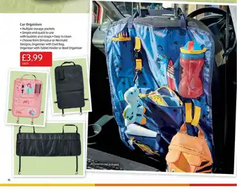 Aldi Car Organiser offer