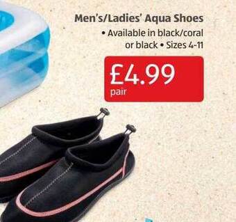 Aldi Men's Ladies' Aqua Shoes offer