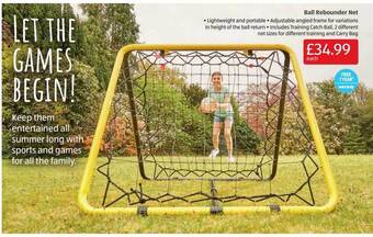 Aldi Ball Rebounder Net offer