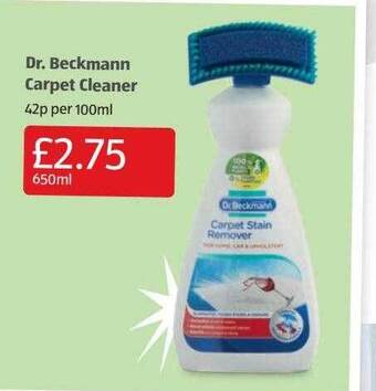 Aldi Dr. Beckmann Carpet Cleaner offer