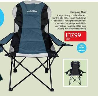 Aldi Camping Chair offer
