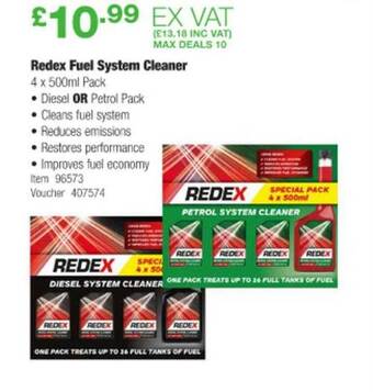Costco Redex Fuel System Cleaner offer