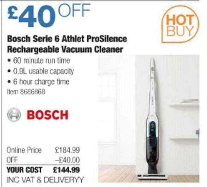 Bosch Serie 6 Athlet Prosilence 
