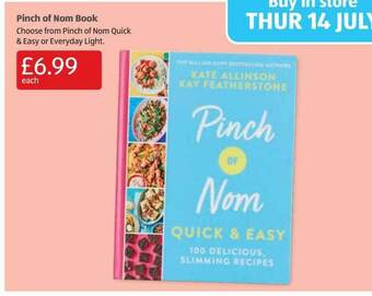 Aldi Pinch Of Nom Book offer