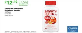 Costco Smartypants Kids Formula Multivitamin Gummies offer