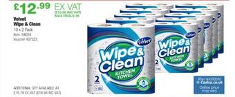 Costco Velvet Wipe & Clean offer