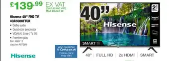 Costco Hisense 40 offer