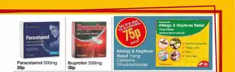Poundstretcher Paracetamol Ibuprofen offer