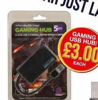 Poundstretcher Gaming Usb Hub! offer