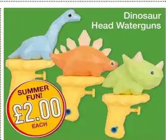 Dinosaur Head Waterguns