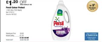 Costco Persil Colour Protect offer