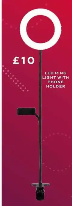 Led Ring Light With Phone Holder