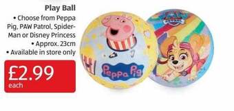 Aldi Play Ball offer