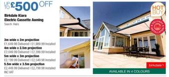 Costco Birkdale Kiara Electric Cassette Awning offer
