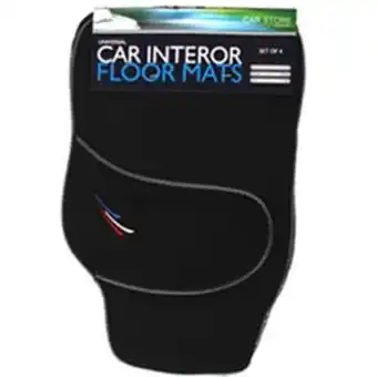 Home Bargains Universal car interior floor mats offer