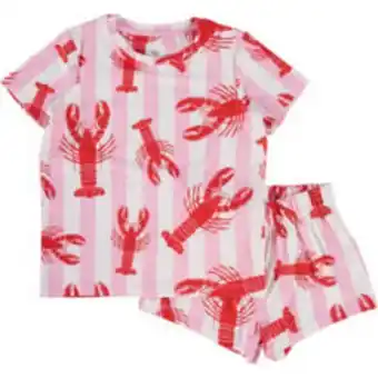 TK Maxx Two piece pink lobster shortie pyjamas offer