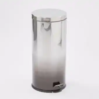 TK Maxx Silver & black ombre chrome bin 30l offer
