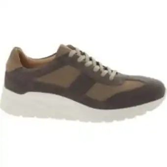 TK Maxx Grey & cream leather trainers offer