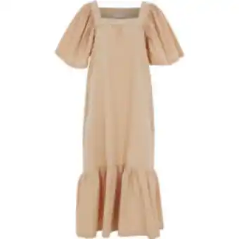 TK Maxx Nude puff sleeve midi dress offer