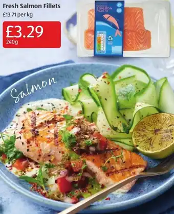 Aldi Fresh Salmon Fillet 240g offer