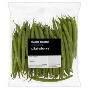 Sainsbury's Sainsbury's dwarf beans 300g offer