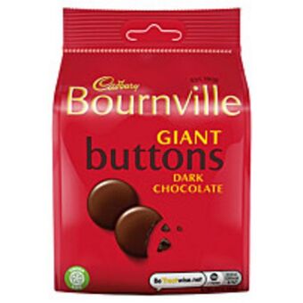 McColl's Cadbury bournville giant buttons pouch 110g offer