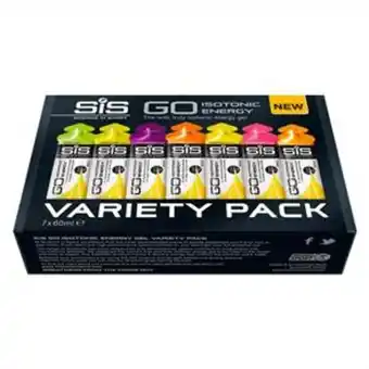 Home Bargains Sis: go isotonic energy gel variety pack (7x 60ml) offer