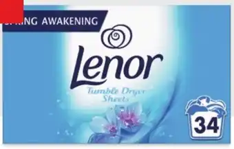 Aldi Lenor Tumble Dryer Sheets 34 Pack offer