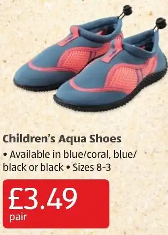 Aldi Children's Aqua Shoes offer