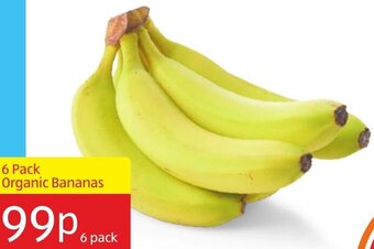 Aldi 6 Pack Organic Bananas offer