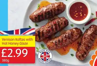 Aldi Vension Koftas With Hot Honey Glaze 380g offer