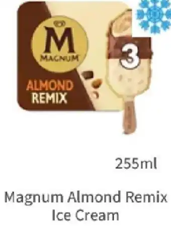 Asda Magnum Almond Remix Ice Cream 255ml offer