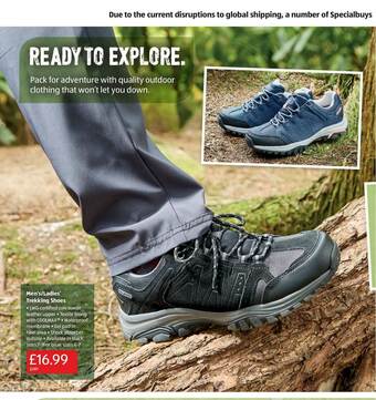 Aldi Men's-ladies' Trekking Shoes offer