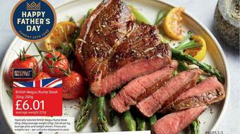 Aldi British Wagyu Rump Steak offer