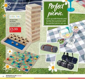 Aldi Wooden Table Top Games offer