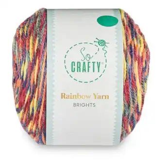 Aldi Brights rainbow yarn offer