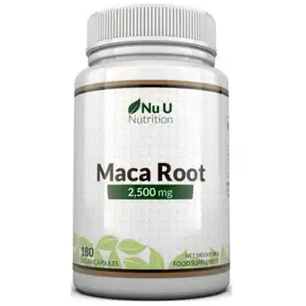 Lloyds Pharmacy Nu u nutrition maca root 2500mg 180 tablets offer