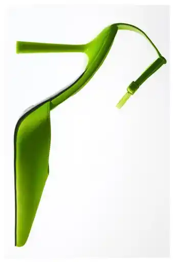 ZARA Neon high-heel shoes offer