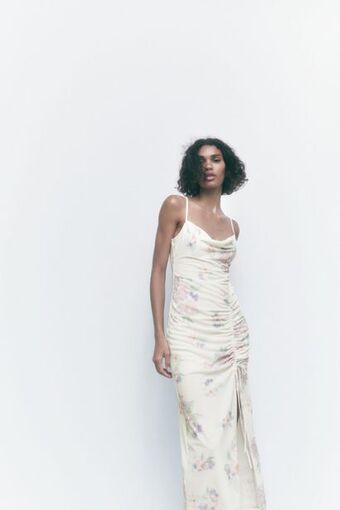 ZARA Printed midi dress offer