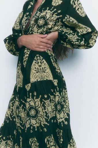 ZARA Long printed dress offer