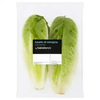 Sainsbury's Sainsbury's romaine lettuce hearts, twin pack x2 offer