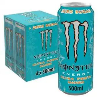 Sainsbury's Monster ultra fiesta mango energy drink 4x500ml offer