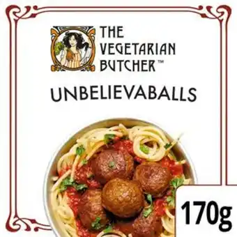 Sainsbury's The vegetarian butcher chilled vegetarian meat balls unbelievaballs high in protein 170g offer