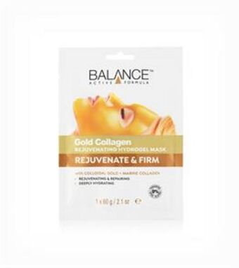 Home Bargains Balance gold collagen rejuvenating hydrogel mask (5 x 60g) offer