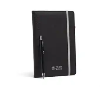 Home Bargains Jeff&co by jeff banks notepad & pen set offer