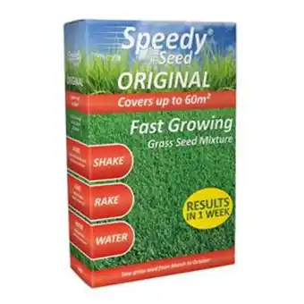 Home Bargains Speedy seed: original grass seed 1kg offer