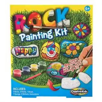 Home Bargains Creative kids: rock painting set offer