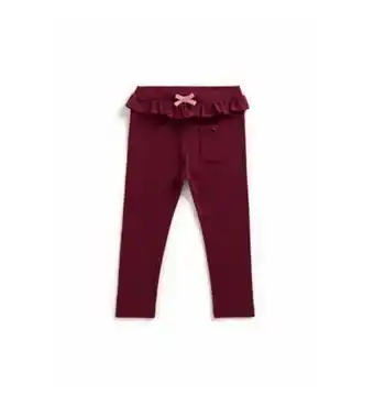 Boots Burgundy ribbed leggings offer