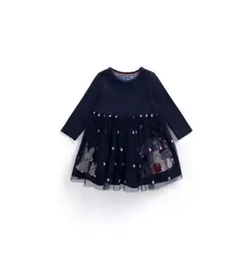 Boots Navy sparkle twofer dress offer